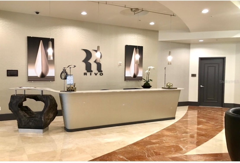 lobby entrance with concierge