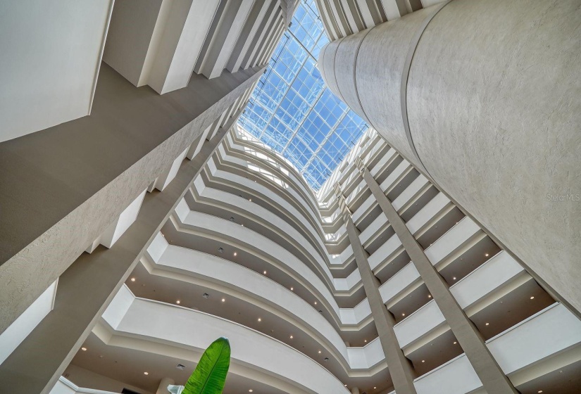 interior atrium-beautiful architecture