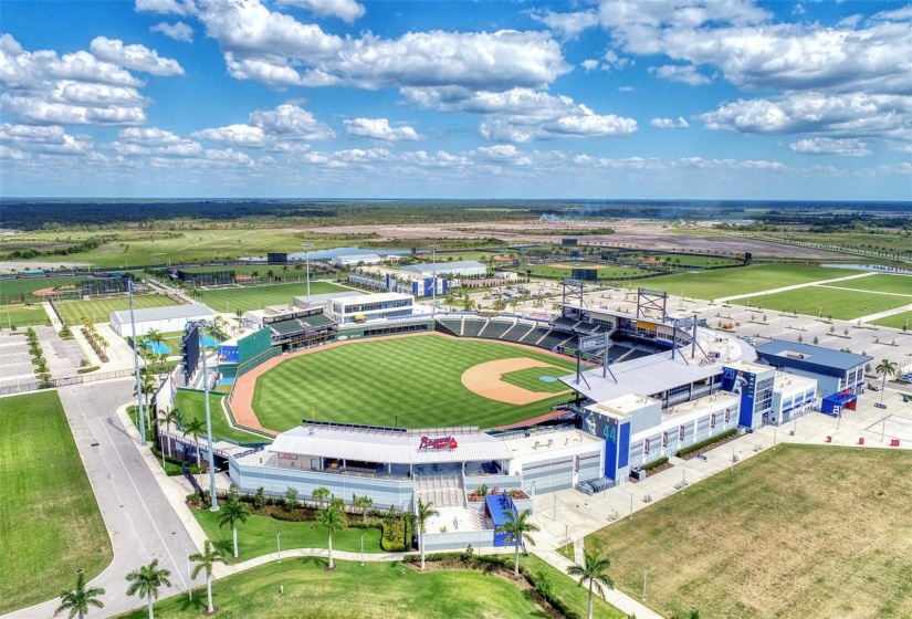 Ariel of the Braves Stadium