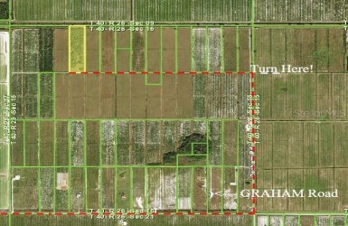 Neal Road runs east-west and Graham Road runs North-South...and 10 acres is off of Graham Road.