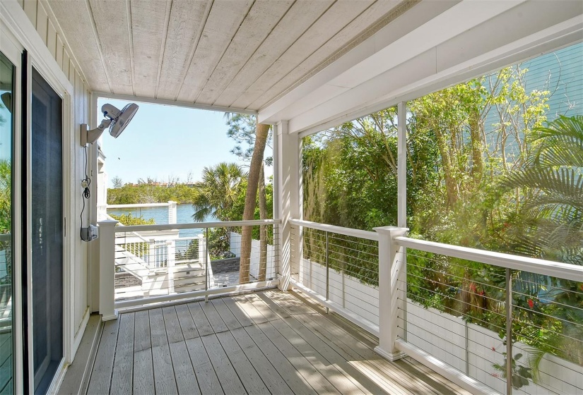 shared deck on main floor