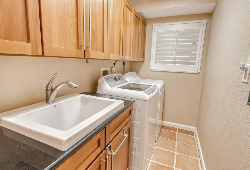 first floor laundry room