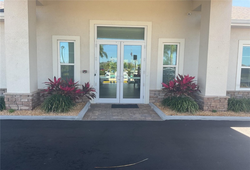 Entrance to recreation center