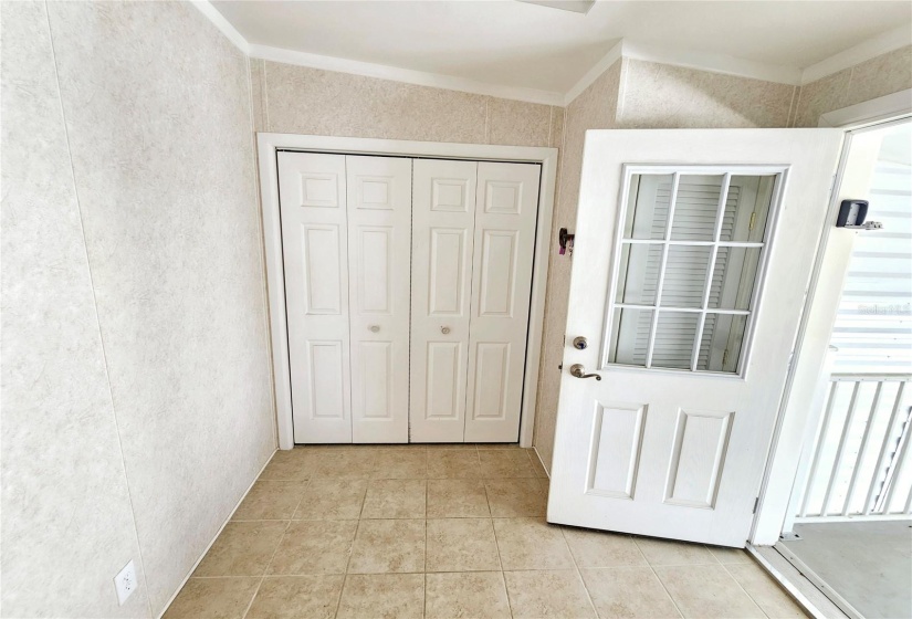 Foyer and Interior Laundry Room