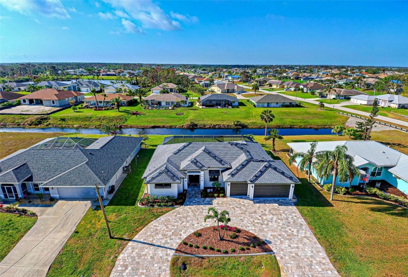 Waterfront Home with Circle Driveway