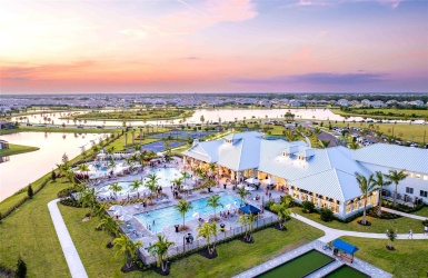 Aerial view of amenity center