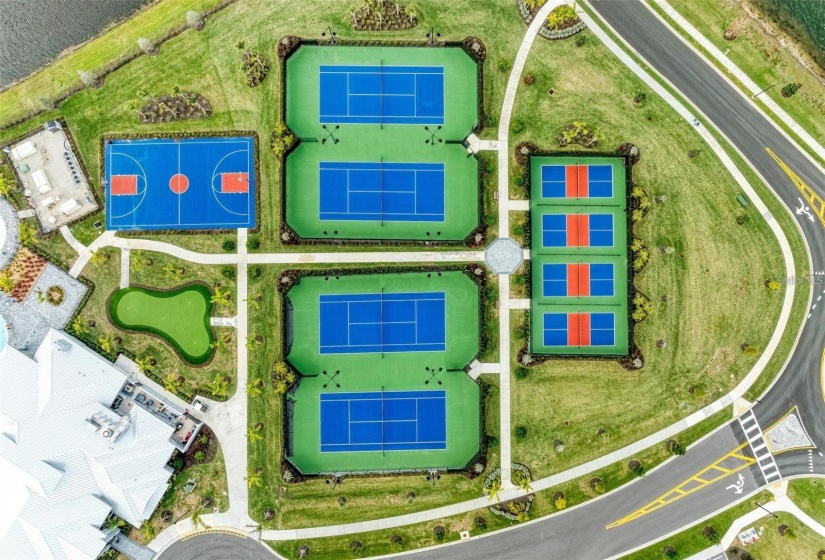 Sports courts