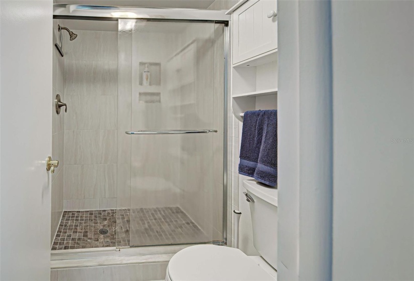 PRIMARY BATHROOM WITH WALK IN SHOWER