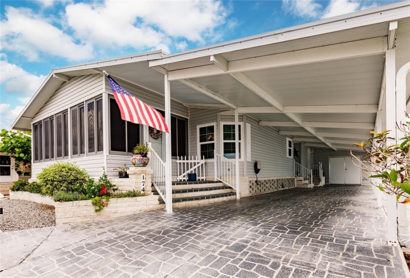 Carport and shed