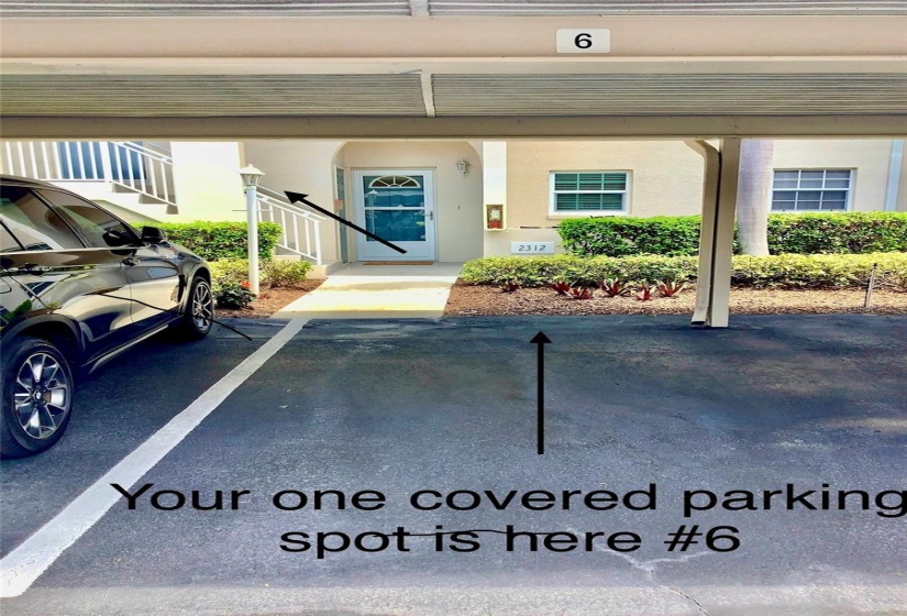 This is carport spot in front of your unit