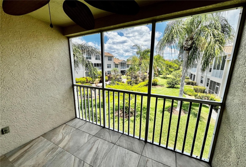 View of garden from your lanai