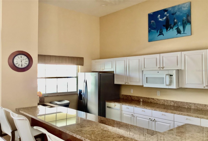 Kitchen area in clubhouse