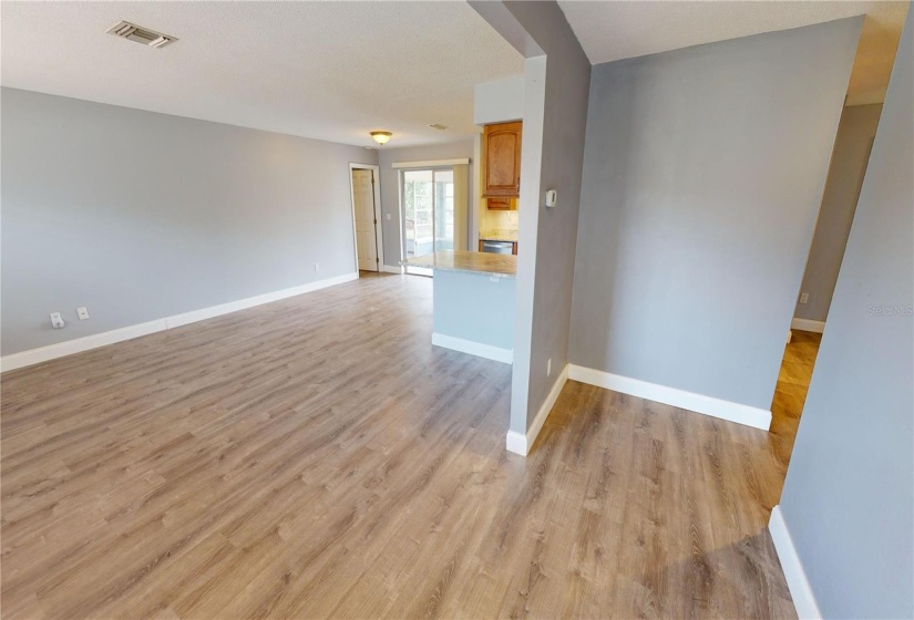 Foyer and great room