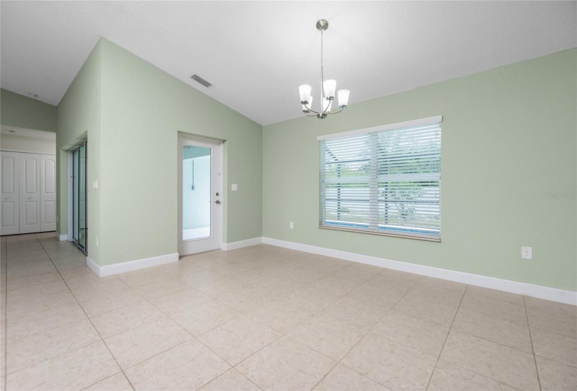 Dining Room with exit to lani/covered porch.