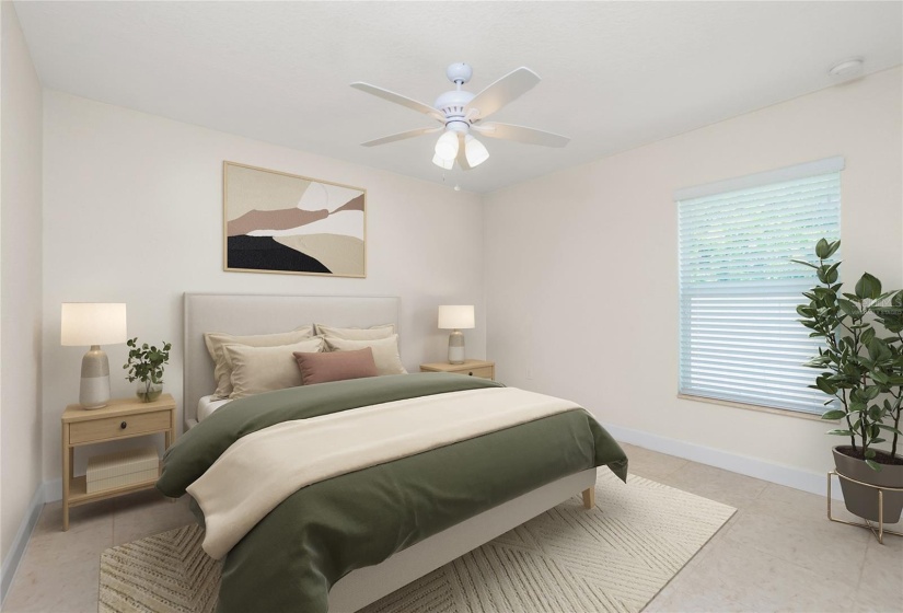 Guest Bedroom 1Virtually Staged.