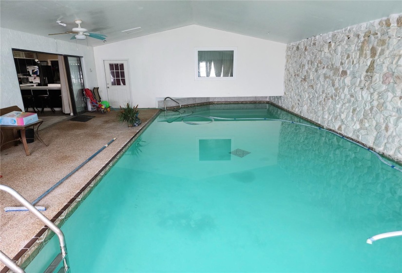 Indoor pool - view from the deep end