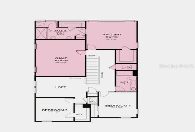 Structural options include: apron front kitchen sink, tray ceilings package, gourmet kitchen, game room with 2nd suite, study, 8' doors, gathering room pocket sliding doors.