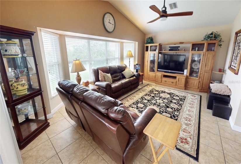 Family room off kitchen