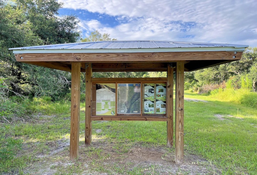 Entrance to PReserve from Parking area