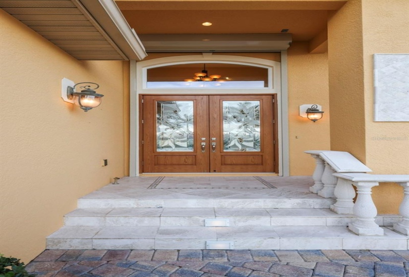 Welcoming front entry