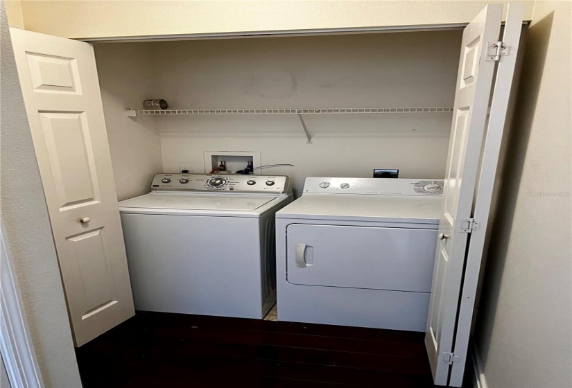 First Floor laundry closet