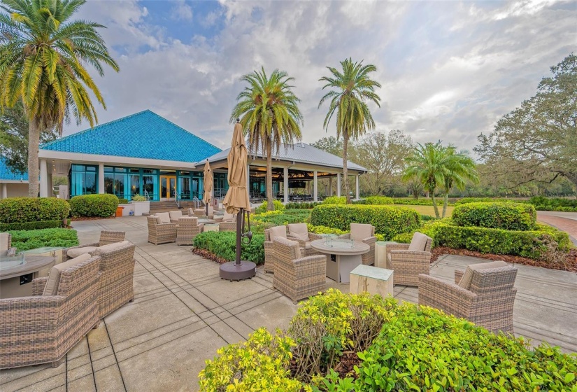 Fire Pits and Entertainment area