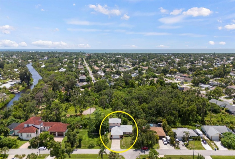 Alligator Creek Aerial View