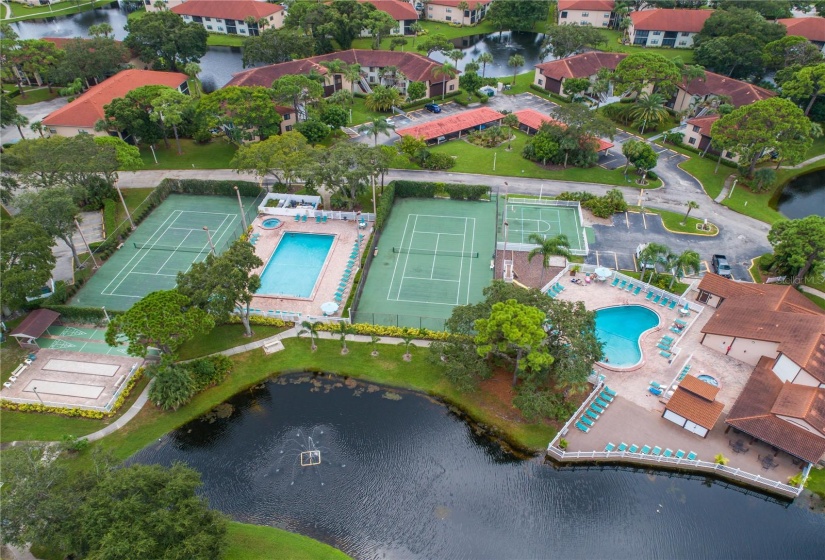 Aerial of Community Amenities