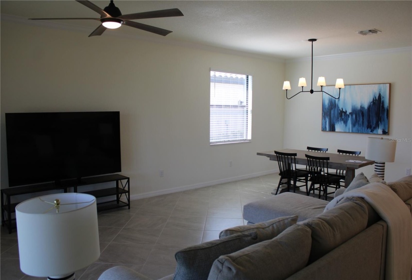 Family room/ dining area