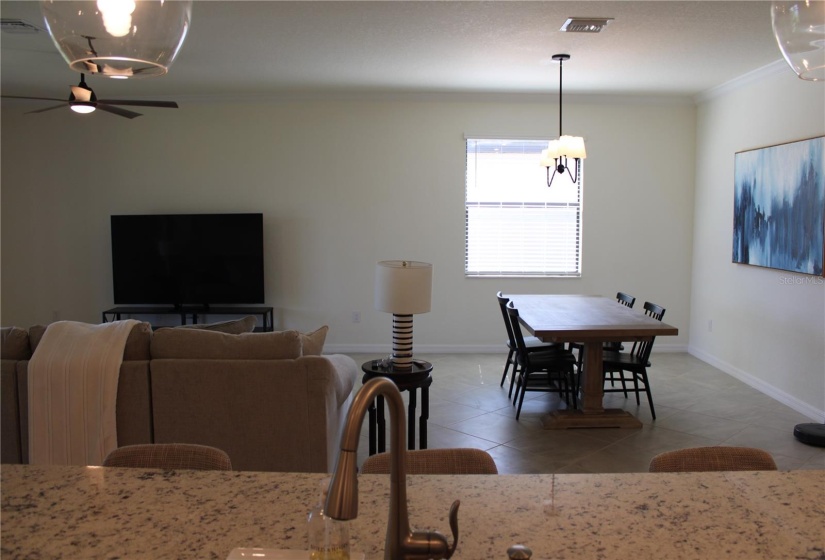 Family room/ dining area