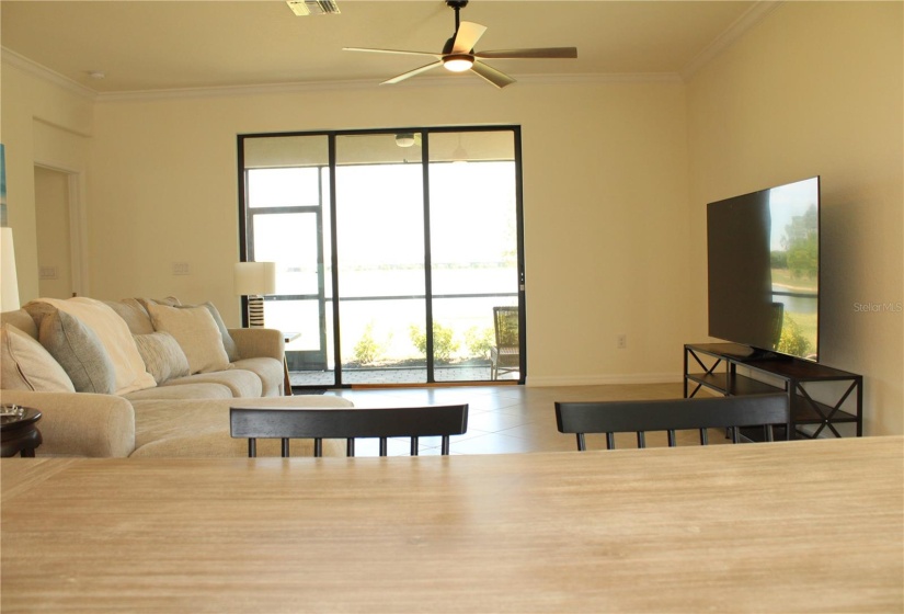 Family room/ dining area