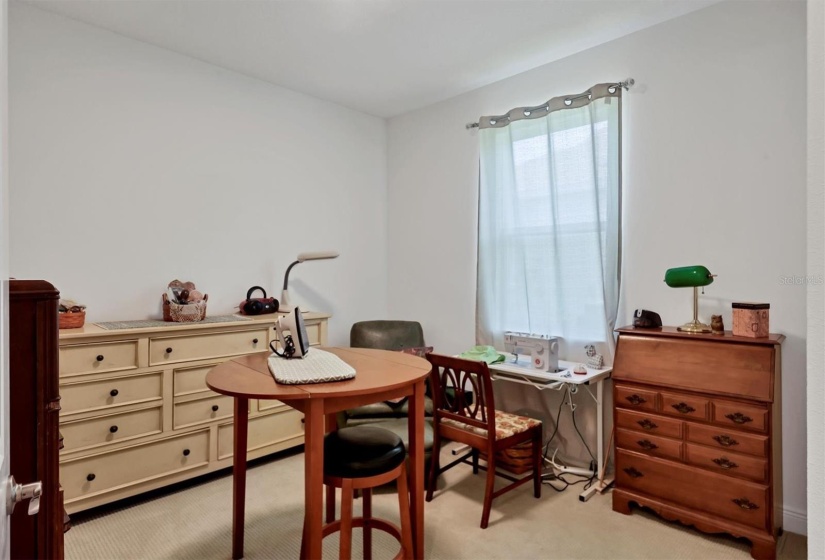 Secondary Bedroom, used as Sewing Room