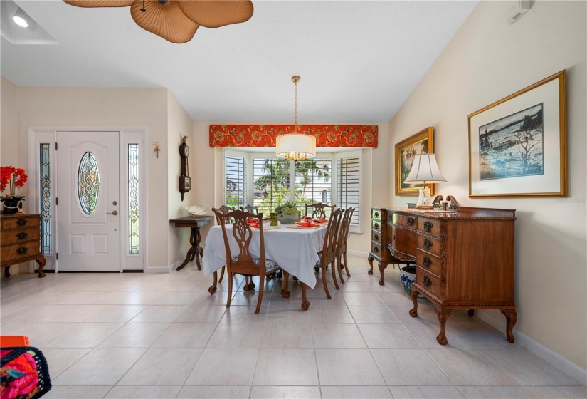 Entry and Dining Room