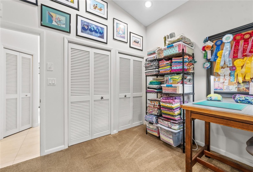 Bedroom 3 with double width closet