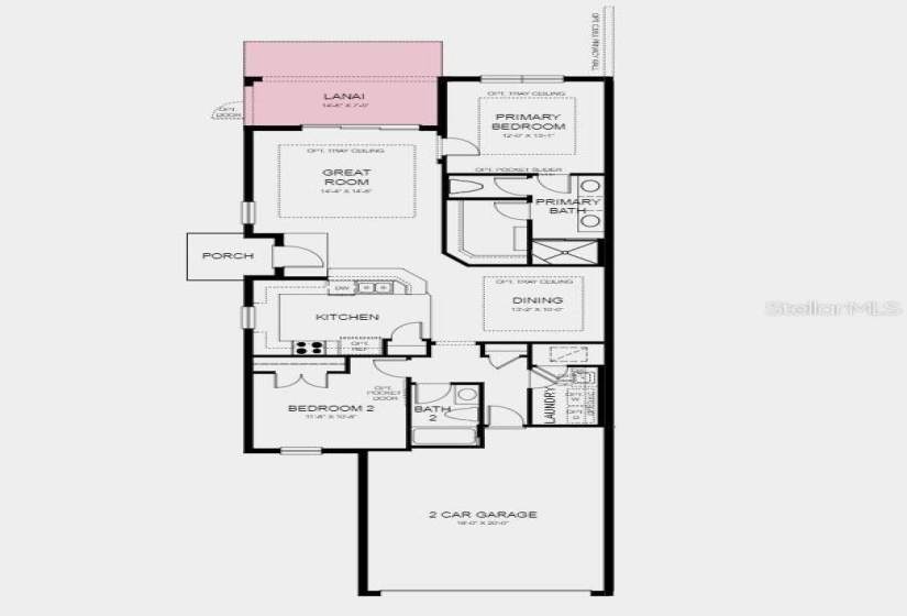 Structural options : Extended Lanai  Covered patio.