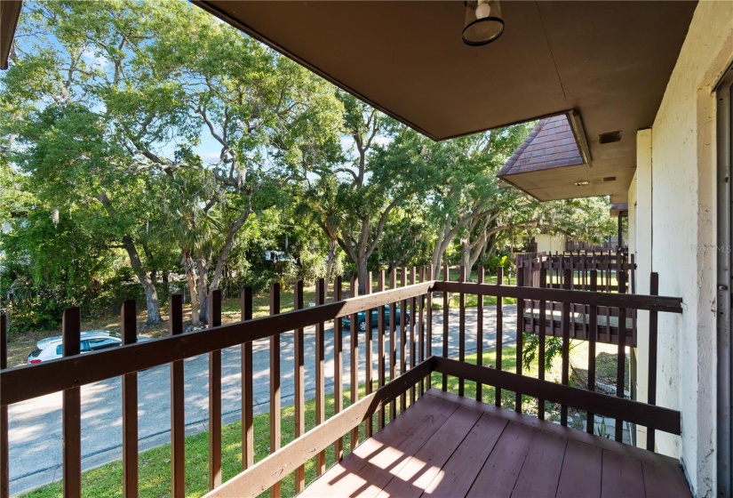 Deck off master bedroom