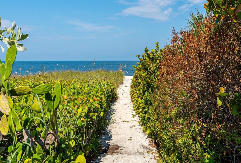 Walkway to deeded beach access