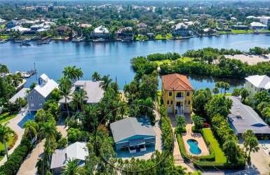 Property is circled below showing its size and location on Intracoastal.