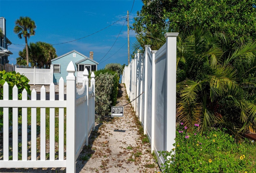 Deeded beach access across the street