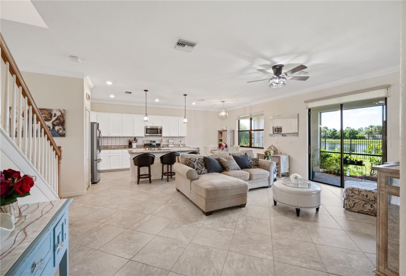 Open Concept Living Room