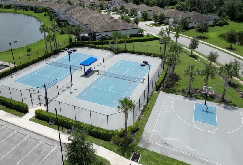 Tennis and Basketball Courts