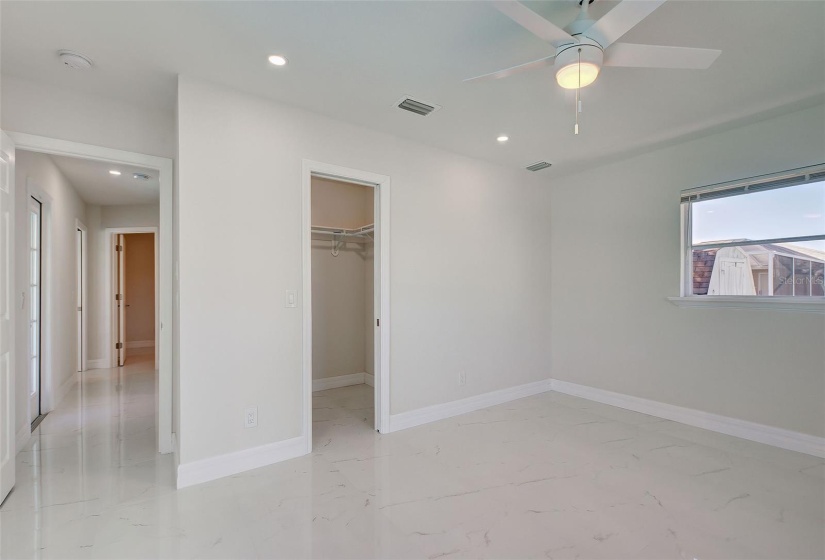 Bedroom #3 Walk in Closet.