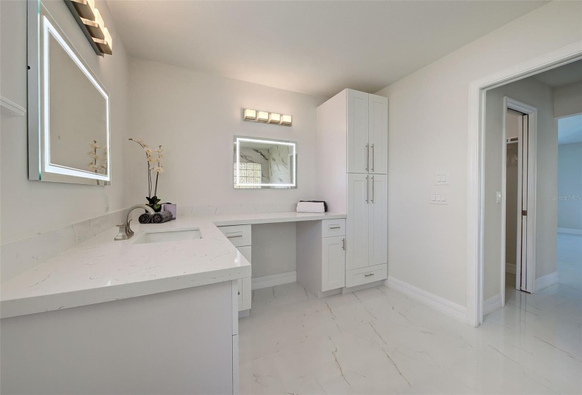 Master Bath.  Lots of Storage