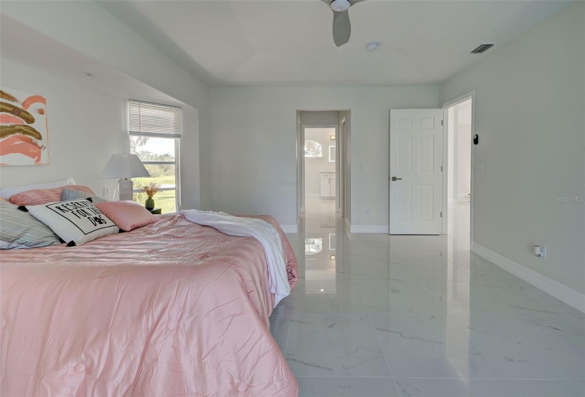 Master Bedroom entrance to Living room and Ensuite