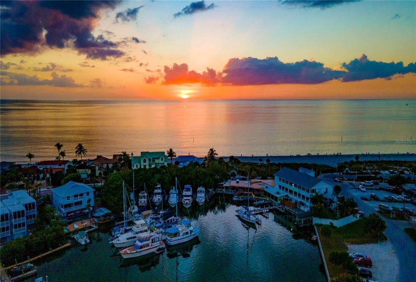 Sunset at Englewood Harbor