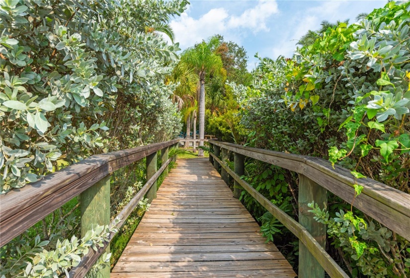 Walking trails throughout Pelican Cove