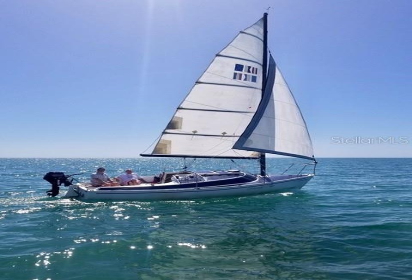 Pelican Cove is a very active sailing community