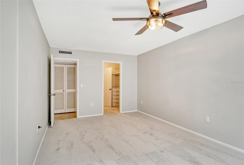 View into the walk-in closet.