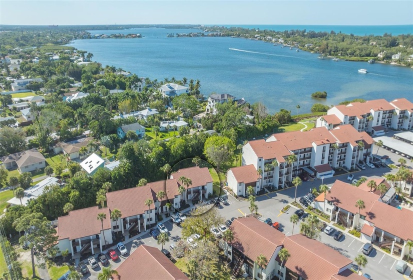 Castel Del Mare is situated on the mainland side of Sarasota Bay, directly on the Intracoastal.