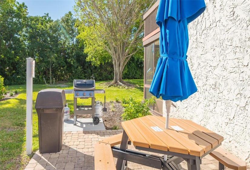 Grill and picnic area.